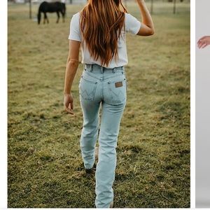 Cowboy cut wrangler jeans